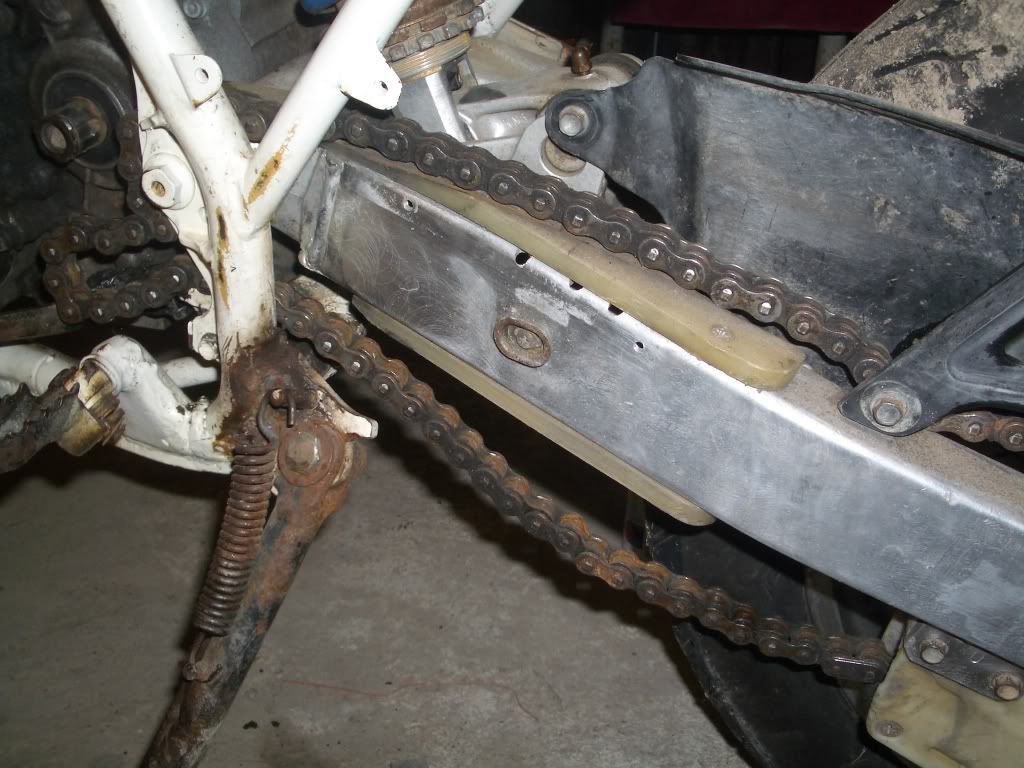 XR600 Counter Shaft, Chain Slider and Munched Swing Arm Adventure Rider