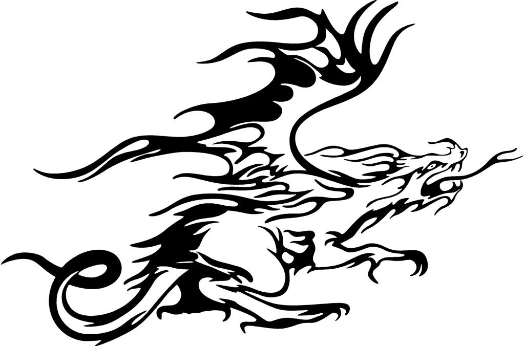 flames dragon