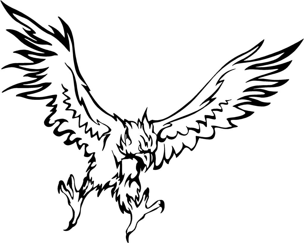 Tribal Flames EAGLE