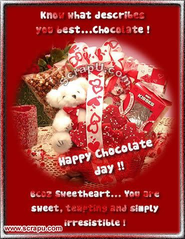 Happy Chocolate Day Comments 