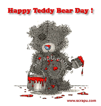 Happy Teddy Bear Day Scraps 