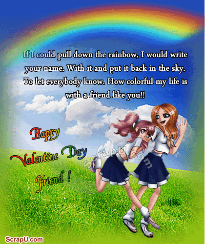 Valentine Day For Friends Cards 