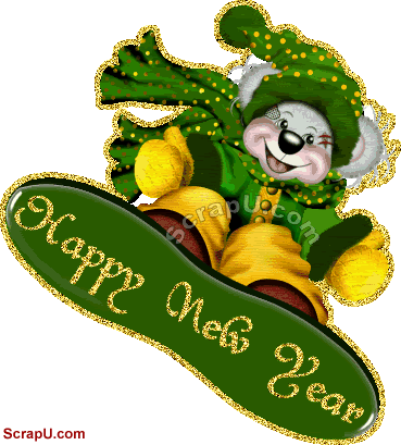 Cute New Year Scraps scraps