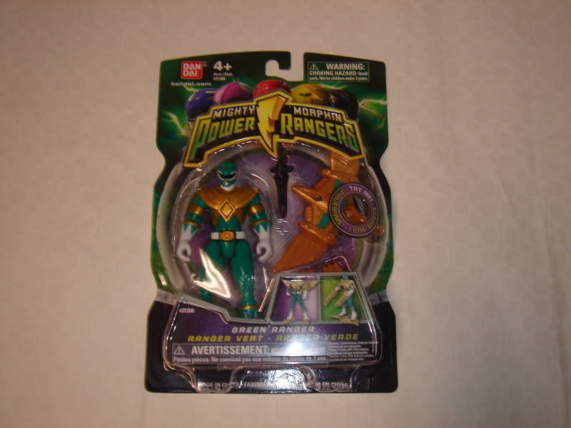 Mighty Morphin Power Rangers 2010 Green Ranger (boxed)