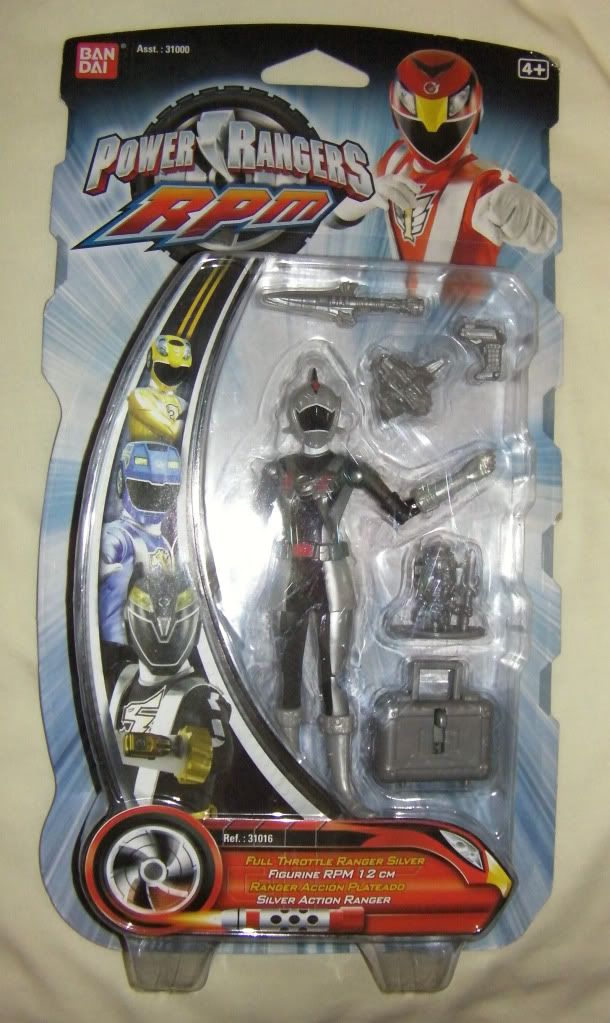Power Rangers RPM Full Throttle Silver Ranger (boxed)