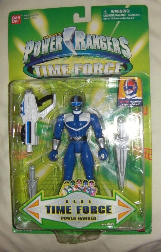 Power Rangers Time Force Blue Ranger (boxed)