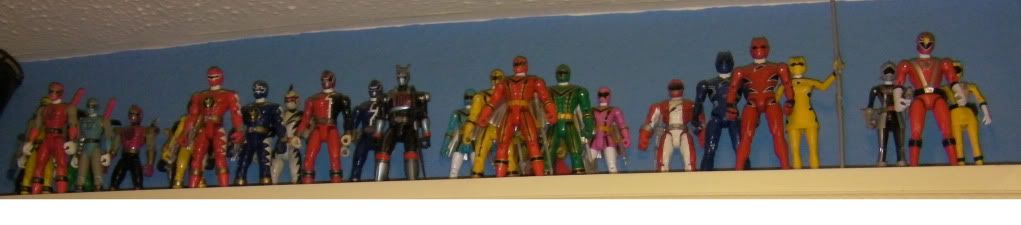 My Power Rangers figures collection so far 2