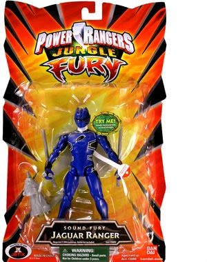 Power Rangers Jungle Fury - Sound Fury Jaguar Ranger (boxed)
