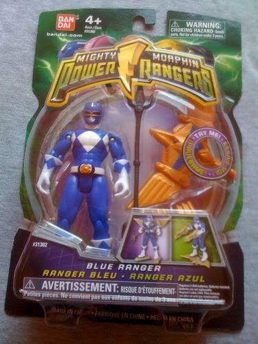 Mighty Morphin Power Rangers 2010 Blue Ranger (boxed)