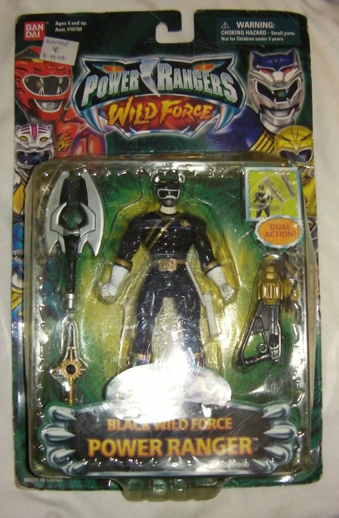 Power Rangers Wild Force Black Ranger (boxed)