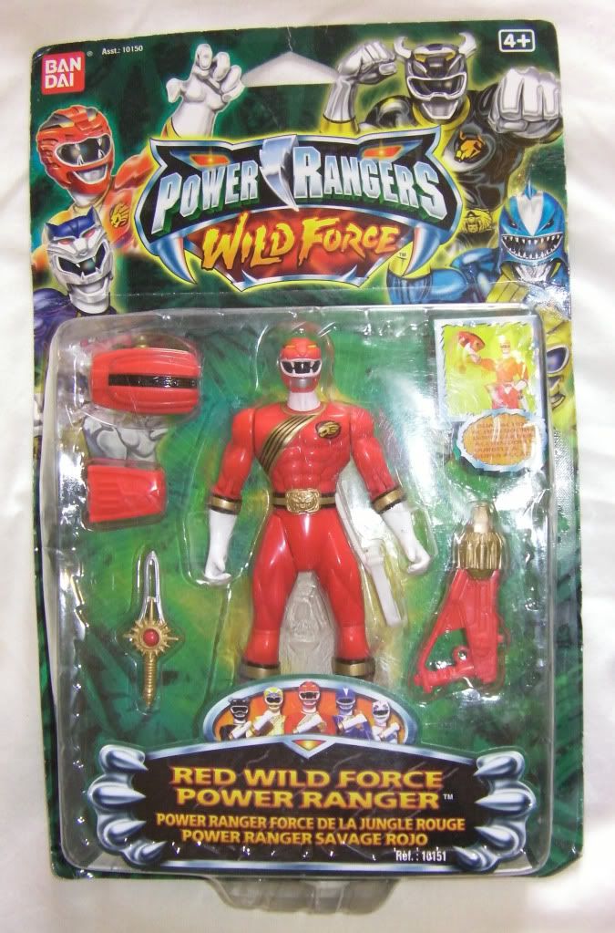 Power Rangers Wild Force Red Ranger (boxed)