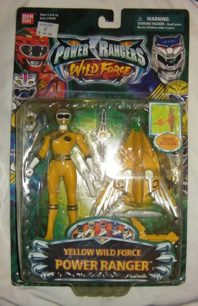 Power Rangers Wild Force Yellow Ranger (boxed)