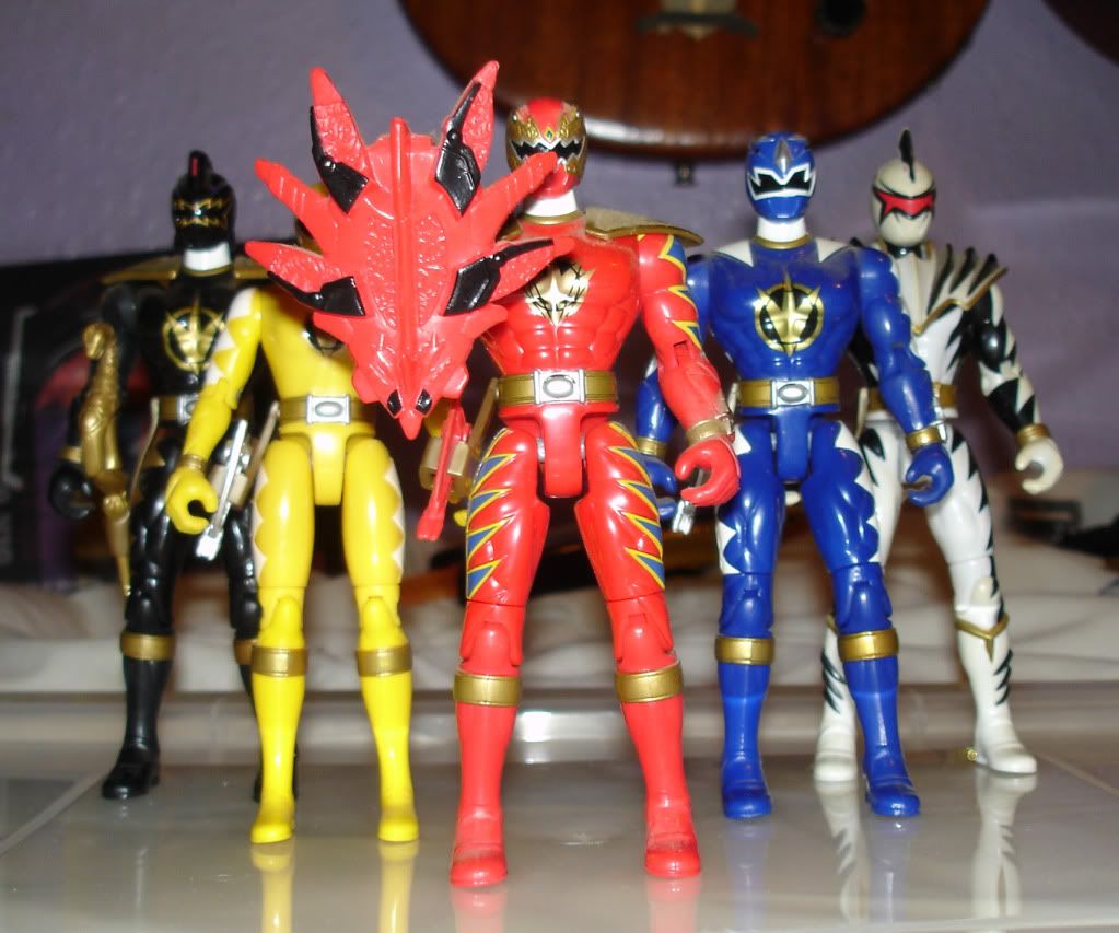 Dino Thunder Figures (with Triassic Ranger)