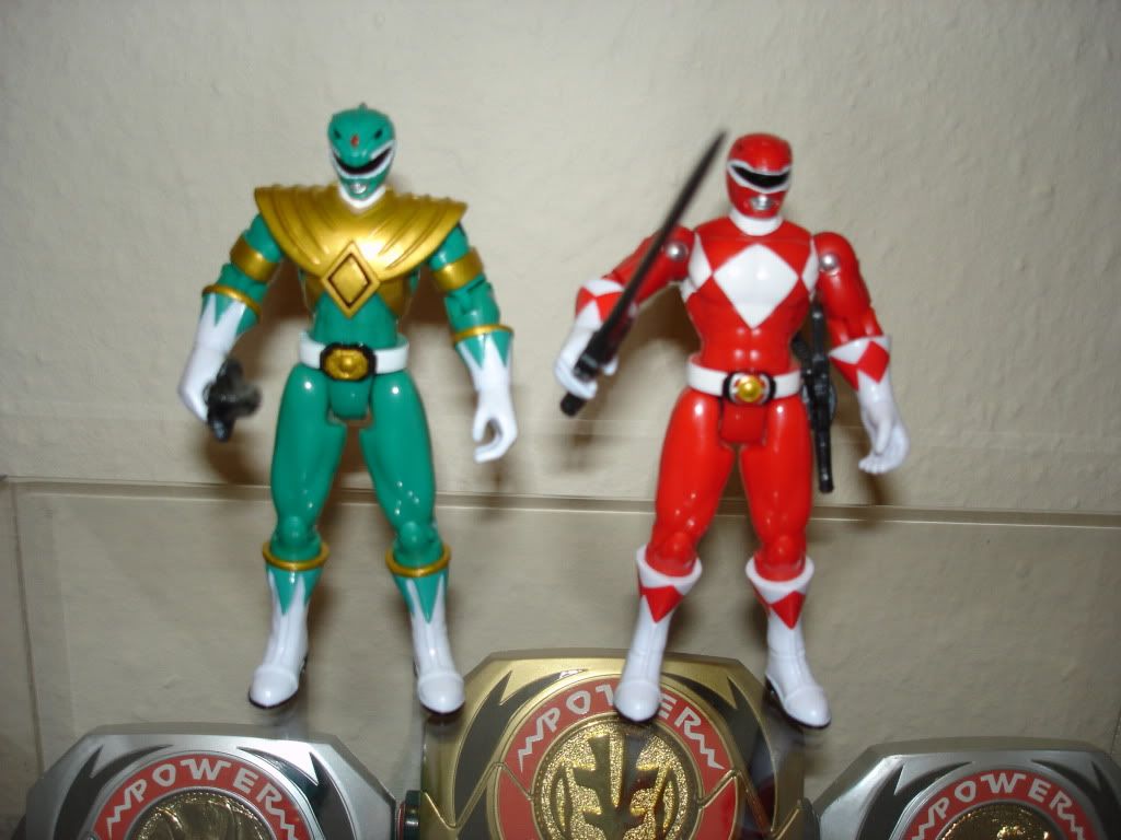 Mighty Morphin Power Rangers 2010 Red Ranger (with Green Ranger)