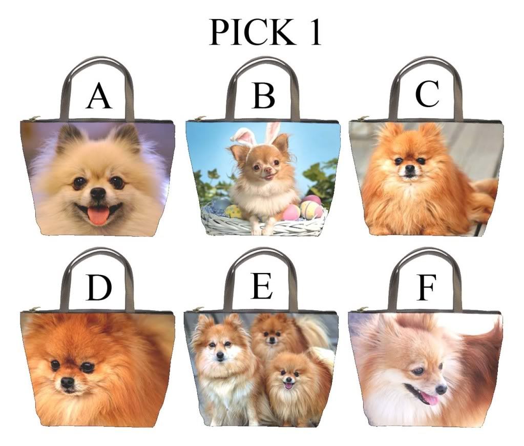 Pomeranian Dog Puppy Puppies AF Bucket Bag Handbag Purse PICK 1 eBay