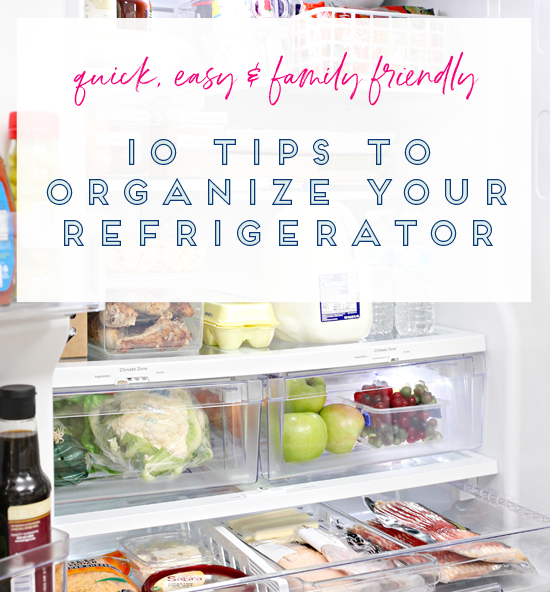 Quick & Easy Tips to Organize Your Refrigerator! | IHeart Organizing ...