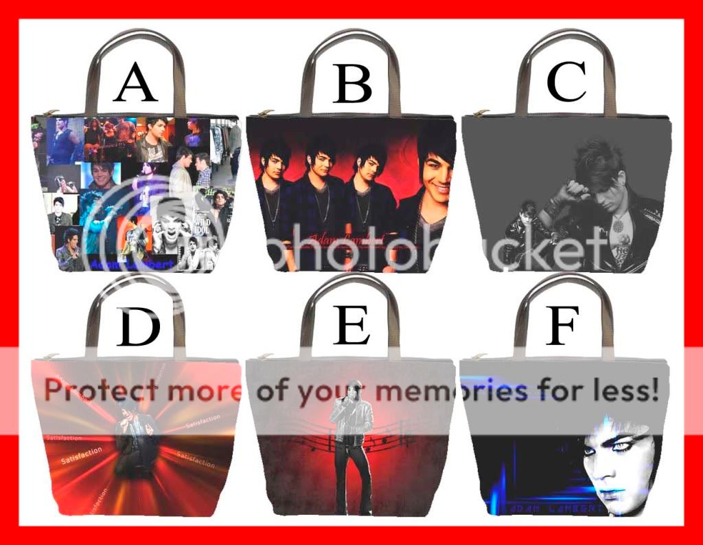 Adam Lambert Idol Hot Bucket Bag Handbag Purse Pick 1