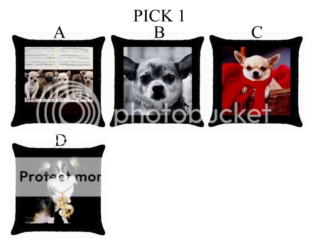 Chihuahua Dog Puppy Puppies A D Throw Pillow Case #PICK 1  